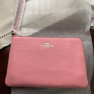Pink Coach Wristlet